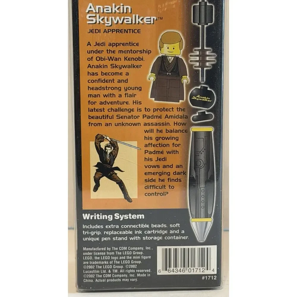 LEGO 1712 Star Wars Skywalker Connect Build Pen NEW Missing Top FREE SHIPPING
